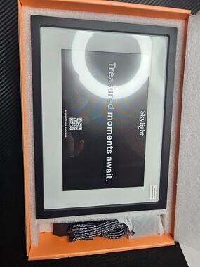 Skylight Digital Picture Frame, Load from Phone Capability, 10" Black